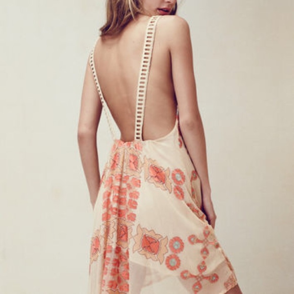 For Love and Lemons Barcelona Halter dress, size M